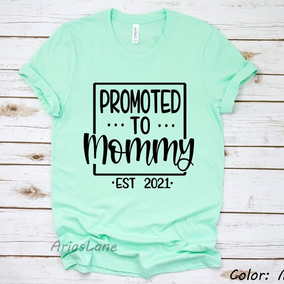 Bella Canvas | Tops | Promoted To Mommy 